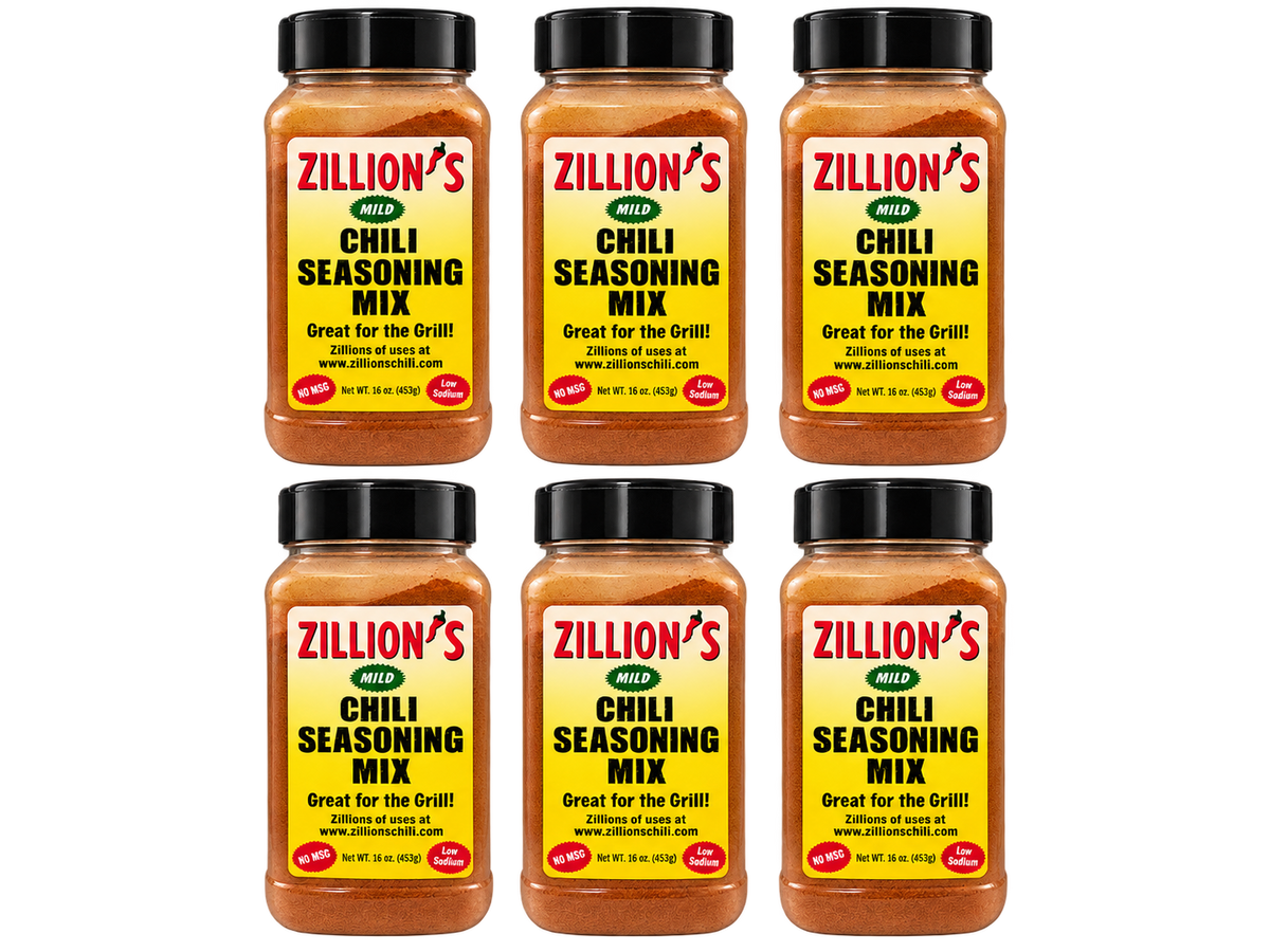 1 lb Zillion’s Chili Seasoning Mix (6-pack)